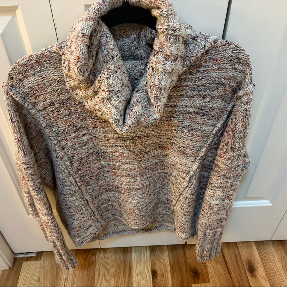 Cozy Multicolor Turtleneck Sweater